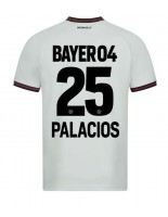 Bayer Leverkusen Exequiel Palacios #25 Vieraspaita 2023-24 Lyhythihainen